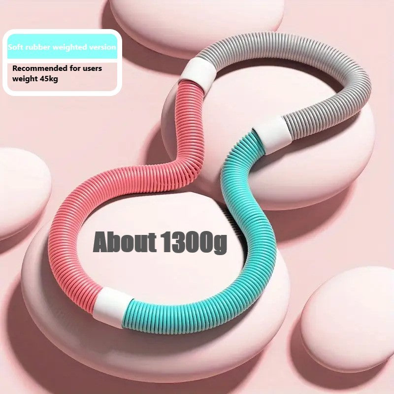 Soft Spring Hula Hoop /Compact Waist Trainer/ Portable Exercise Ring