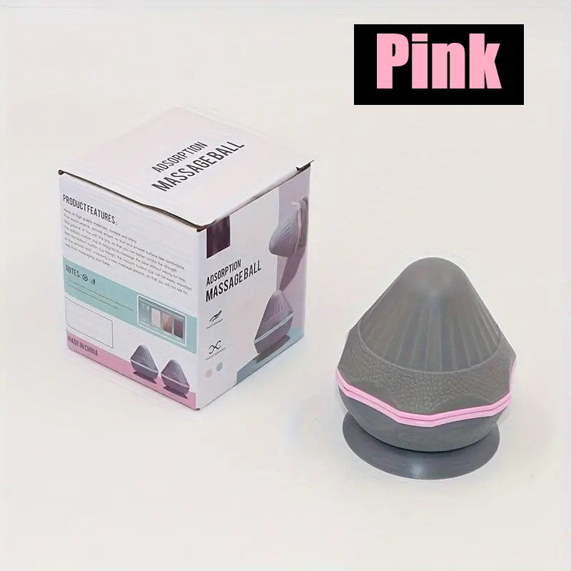 1pc Muscle Massage Ball, Back Arm And Foot Massager ,Relaxation Massage Cone Portable Muscle Release Massager with suction cup