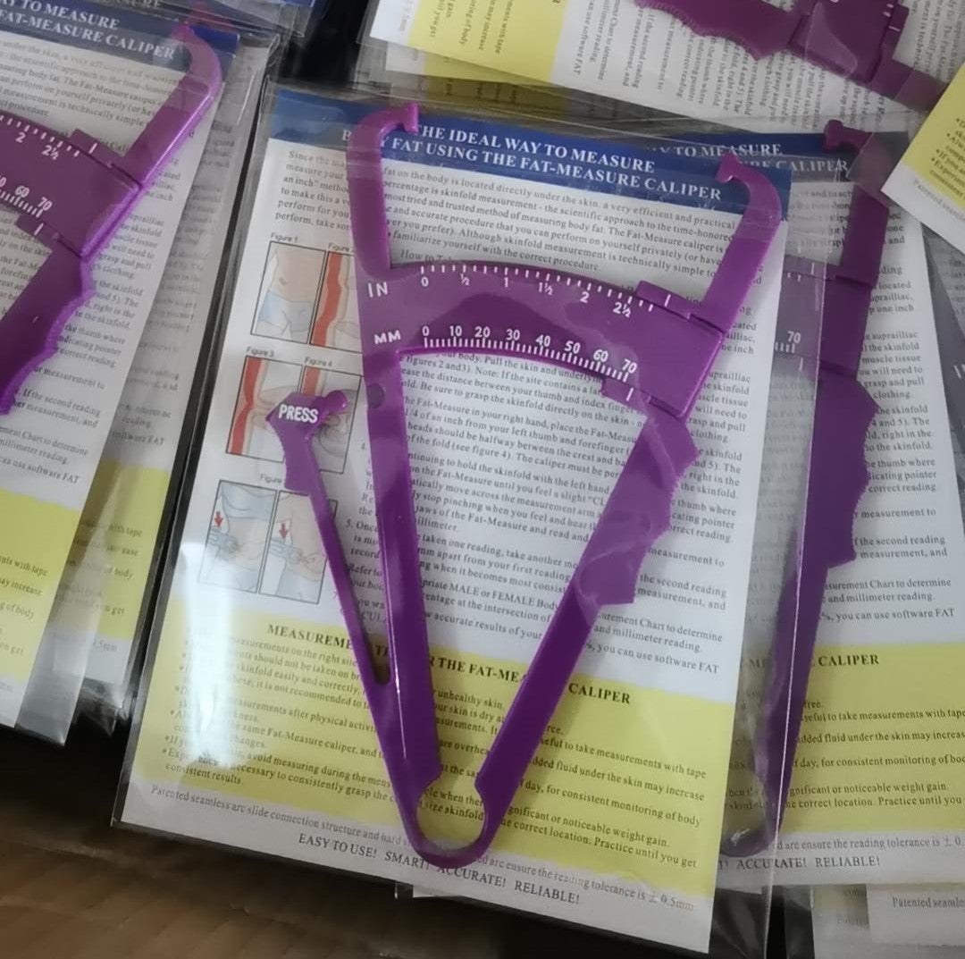 Body Fat Caliper for Body /Skinfold Calipers for Accurately Measuring BMI Skin Fold Fitness and Weight-Loss