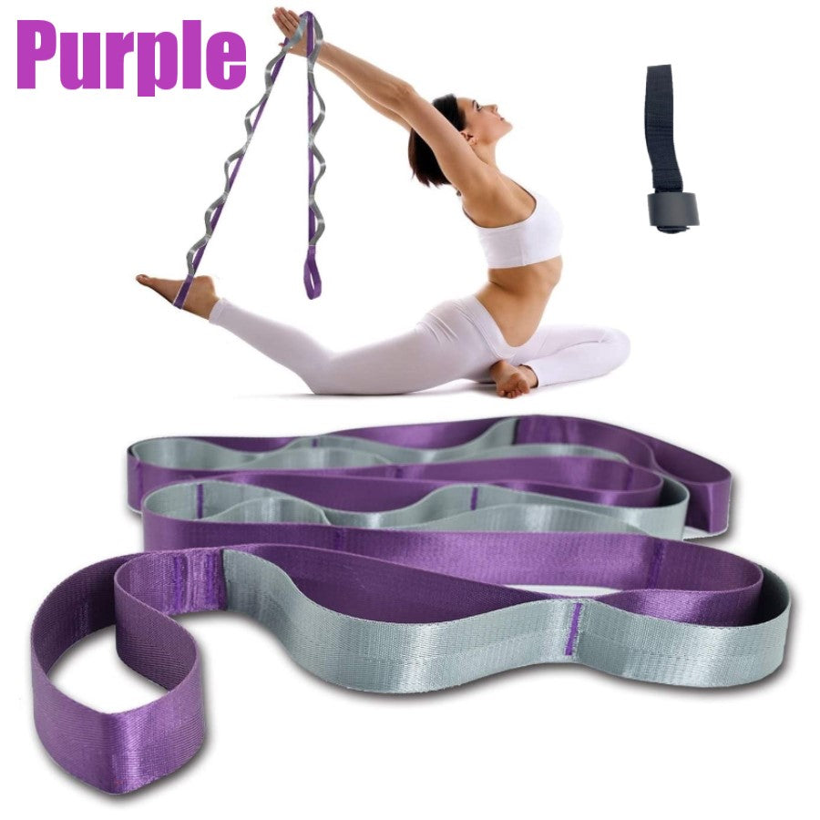 Yoga Stretch Strap Band with Door Anchor