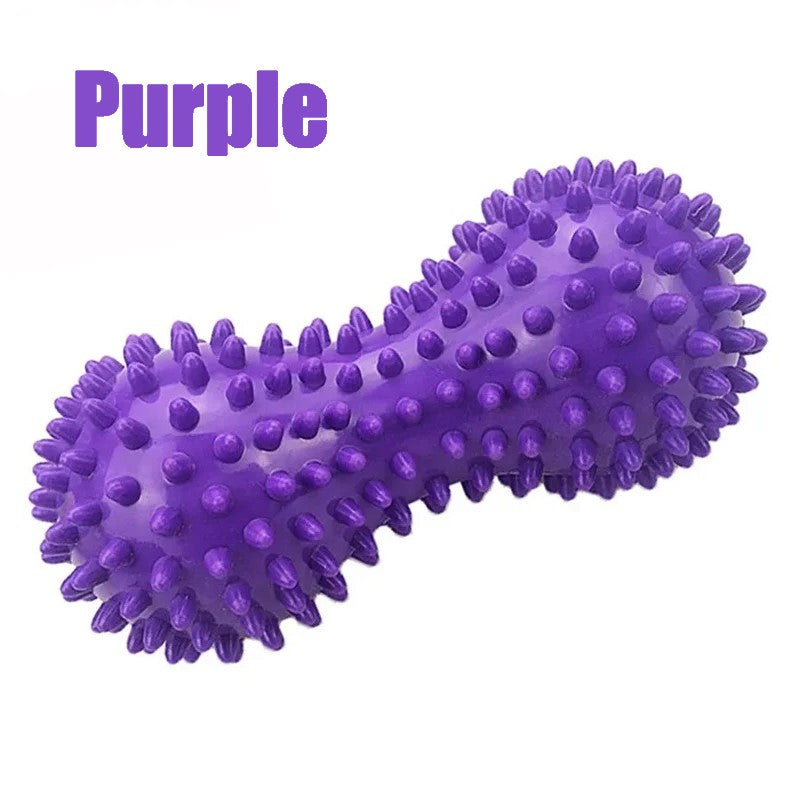 PVC Peanut Muscle Massage Roller with Spikes