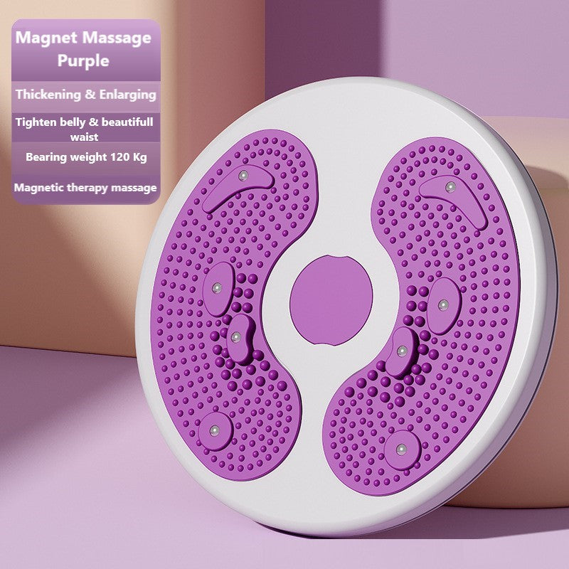 3D Massage Disc For Women's Abdominal Exercise With Magnetic Therapy, Waist-Twisting/Twisting Disk Magnetic Therapy Fitness Equipment Magnet Massage Waist Plate Fitness Equipment