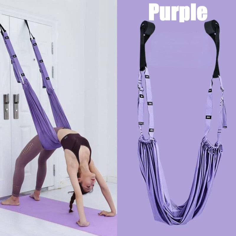 Aerial Yoga Handstand Yoga Rope Wall Hammock/ Swing Handstand Anti Gravity Strap Fitness Stretching Band/Home Lower Back Auxiliary Training Band