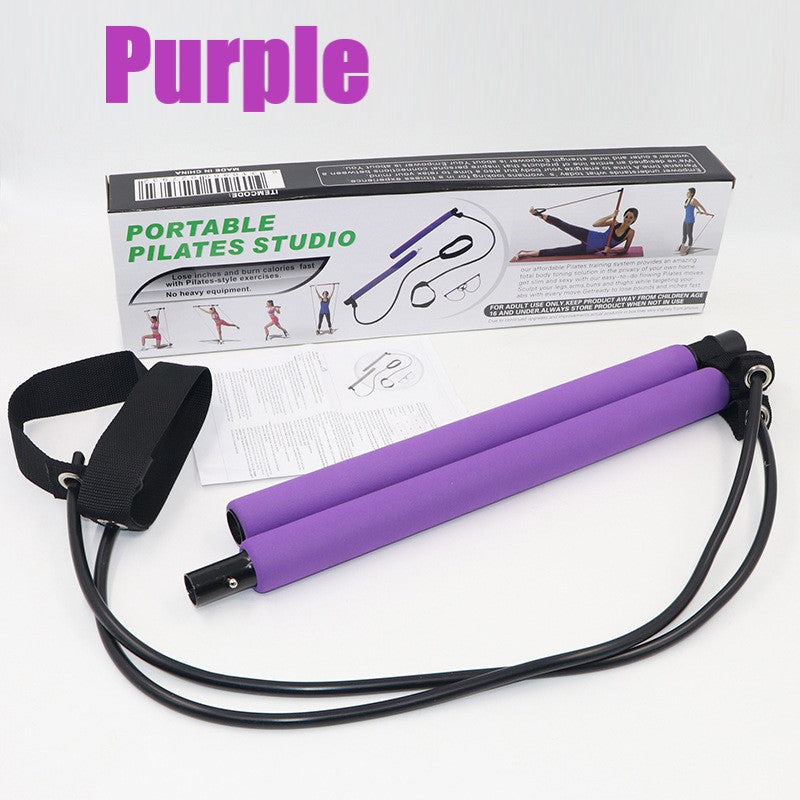 Pilates Fitness Bar with Resistance Band
