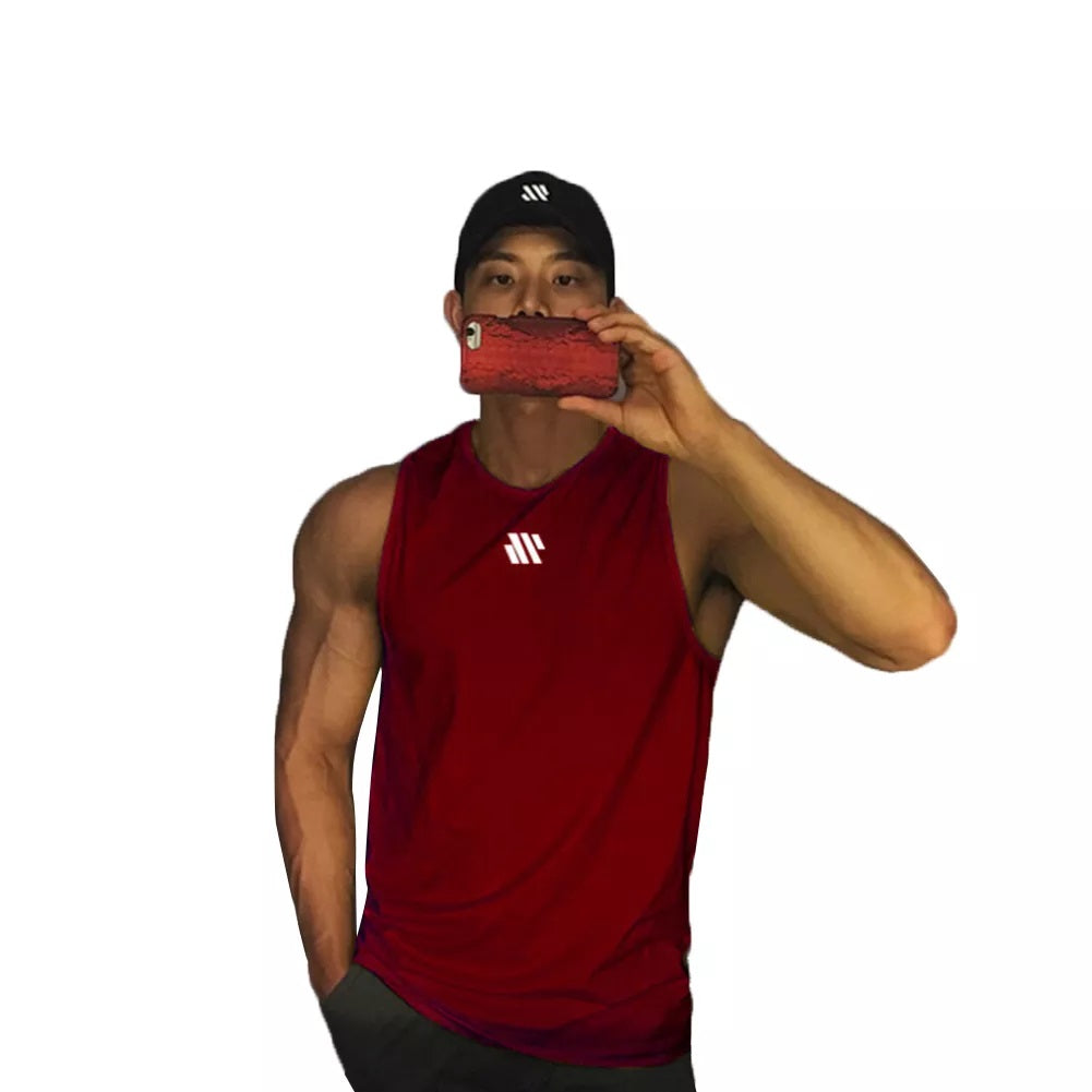 Quick Dry Men Singlet Sleeveless Gym Tank Top/ shirt