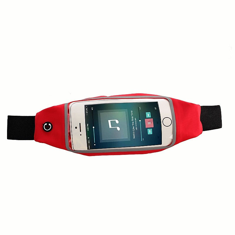 Running Waist Pouch Bag with sensitive screen window