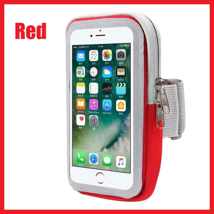 Armband phone case with touchable transparent screen for Workout Running Gym Fitness, Running Bag