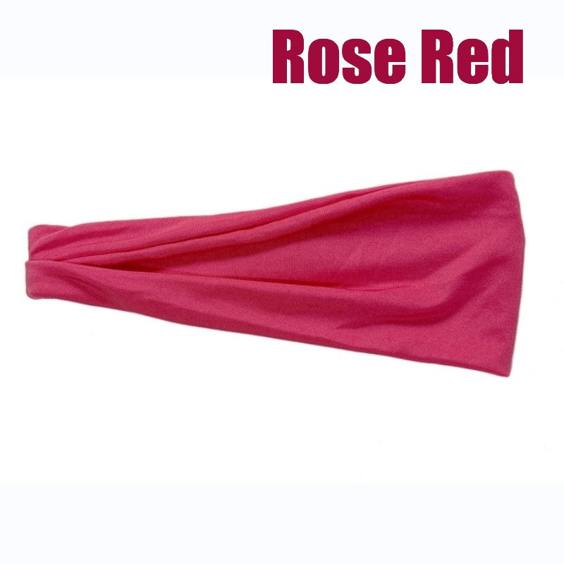 Athletic Outdoor Gym Accessories Elastic Running Hair Band Yoga Headband Sport Sweatband Fitness Bandage