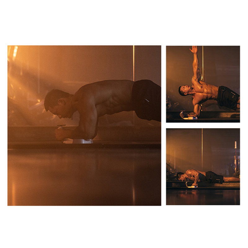 Plank Support Equipment, Multifunctional Plank core Trainer with Timer, Push-up Flat Trainer, width adjustable