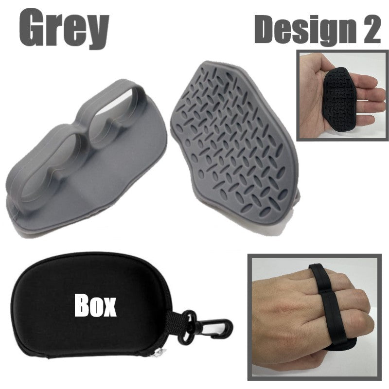 Anti-SLIP Exercise Grips/Silicone Non-Slip Fingerless Cross training Grips/Grip Strengthener