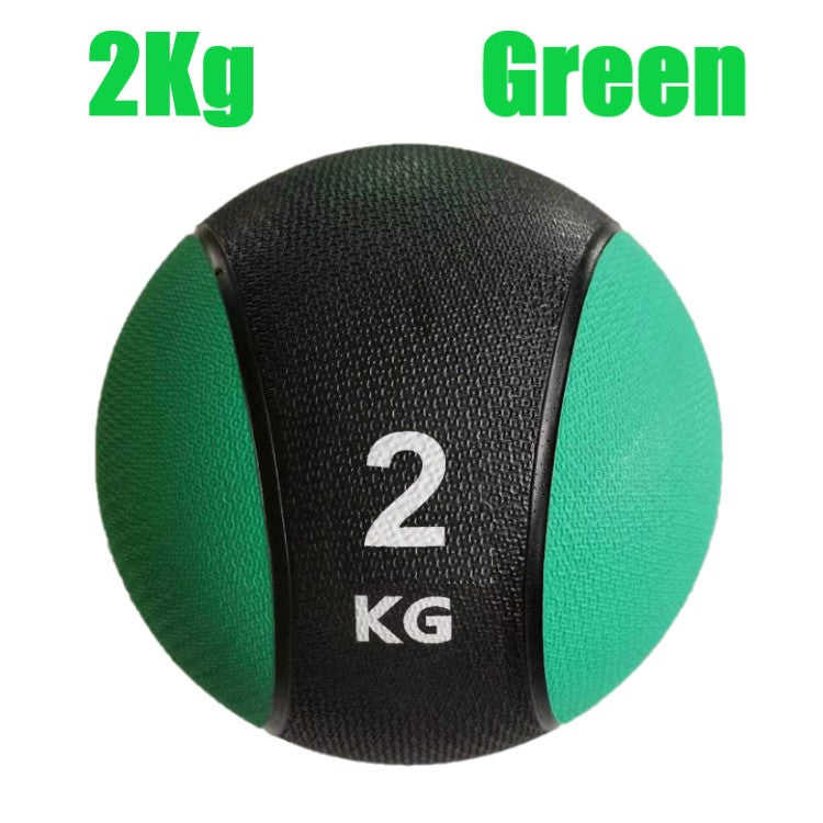 Rubber medicine ball balance ball gravity ball fitness ball solid ball exercise arm strength waist and abdomen rehabilitation training ball