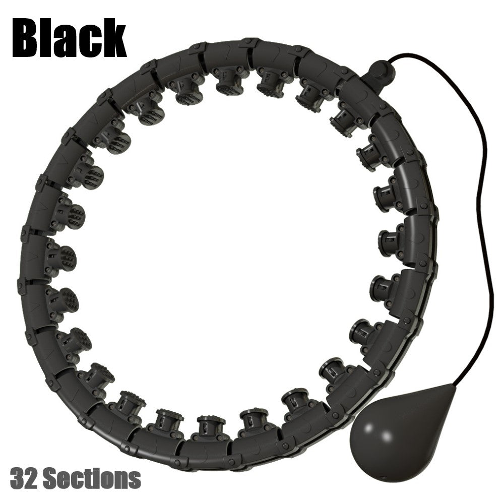Adjustable/Detachable 24/30/32 Knots Hula Smart Hoop for Weight Loss Massage Hoop