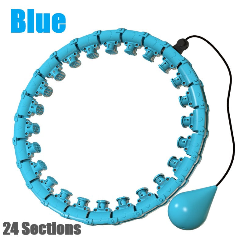 Adjustable/Detachable 24/30/32 Knots Hula Smart Hoop for Weight Loss Massage Hoop