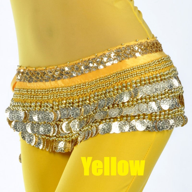 338 Coin Belly Dance Waist Chain Hip Scarf
