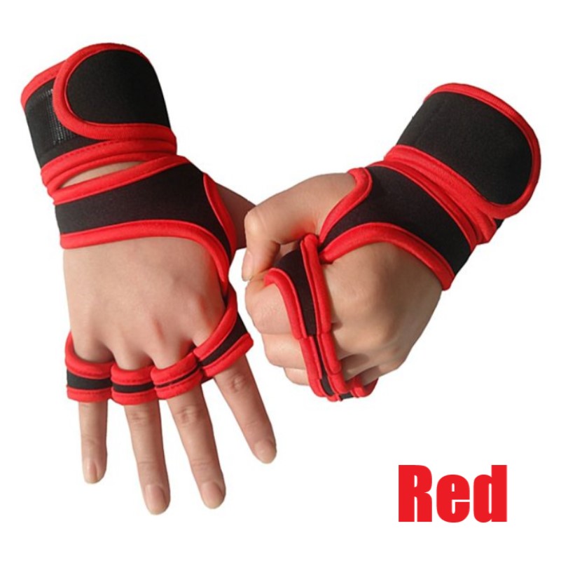 Half-Finger Gloves With Wrist Support