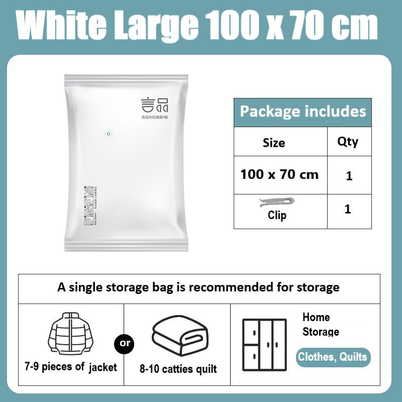 Vacuum Compression Storage Bag / Clothes/ Quilt Storage Bag Organizer /Save Space Home Organization