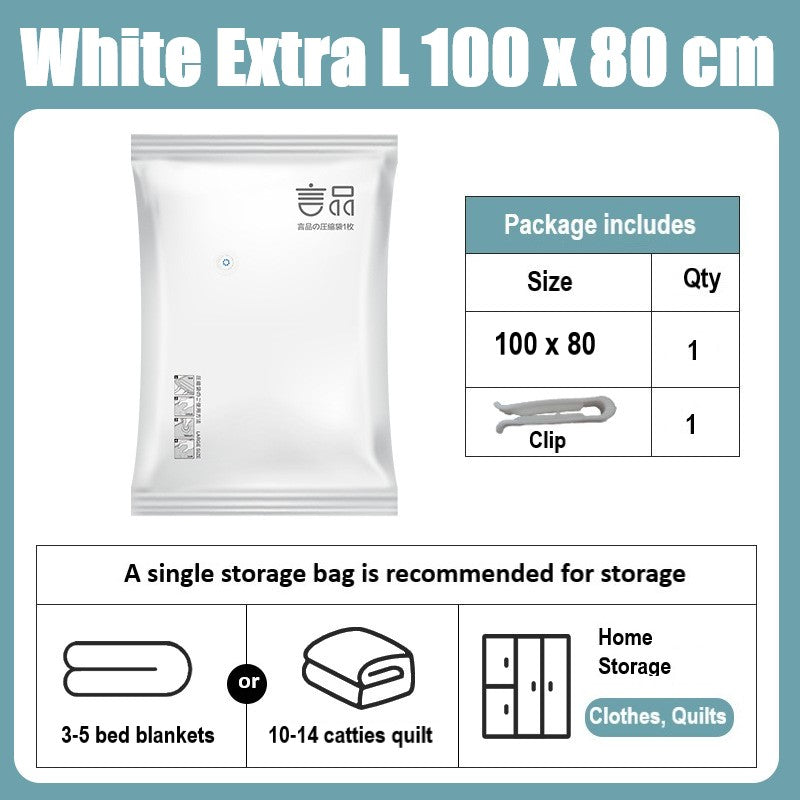 Vacuum Compression Storage Bag / Clothes/ Quilt Storage Bag Organizer /Save Space Home Organization