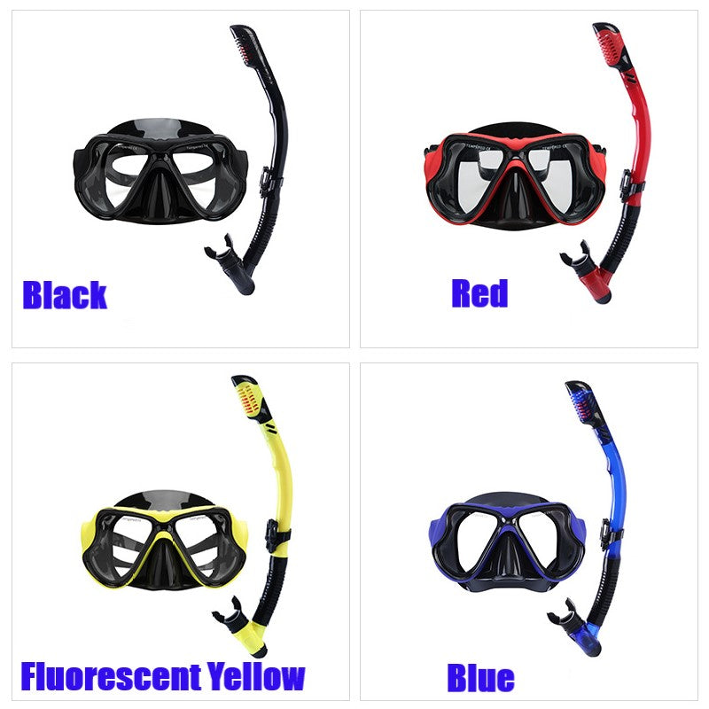 Adult Snorkeling Mask with Tempered Glass