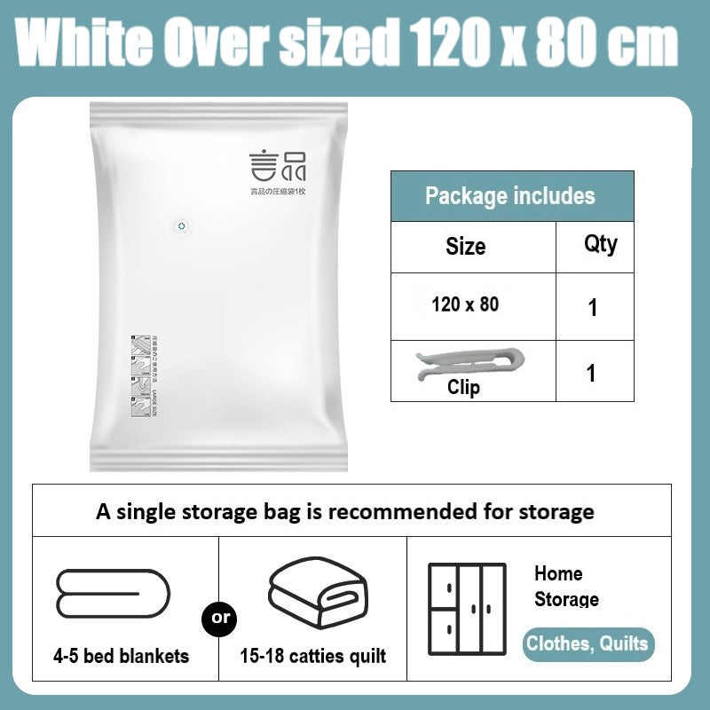 Vacuum Compression Storage Bag / Clothes/ Quilt Storage Bag Organizer /Save Space Home Organization