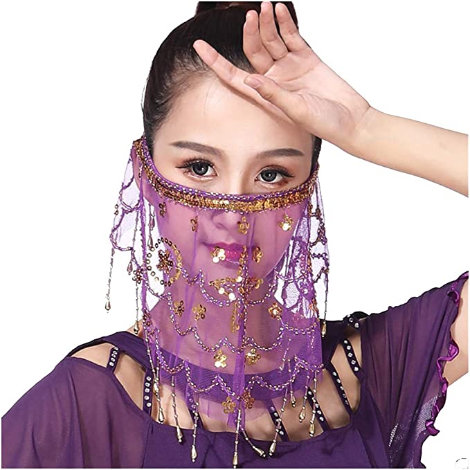 Belly Dance Face Veil