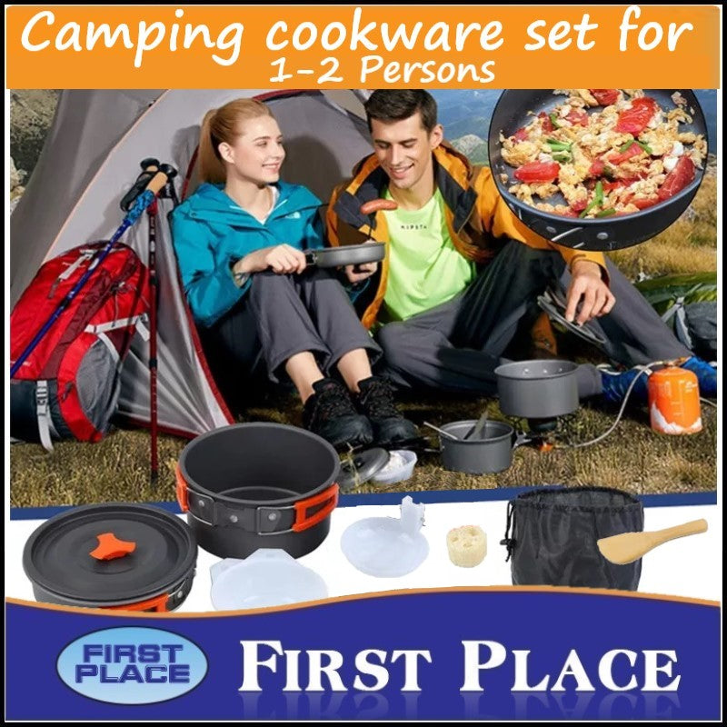 Camping Cookware Set for 1-2 person