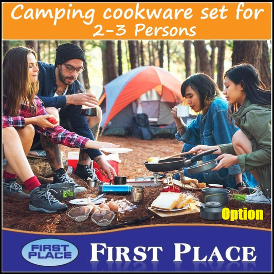 Camping Cookware Set for 2-3 person