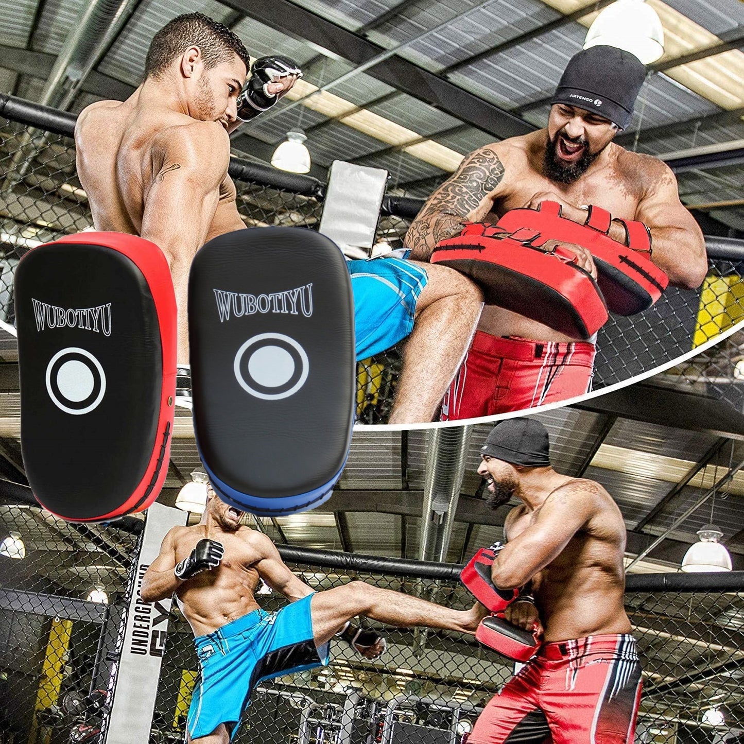 1pc Kicking Curve Pad, Muay Thai Boxing Target, Punching Training Shield Adjustable Hand Feet Target wear-Resistant for Kickboxing Training