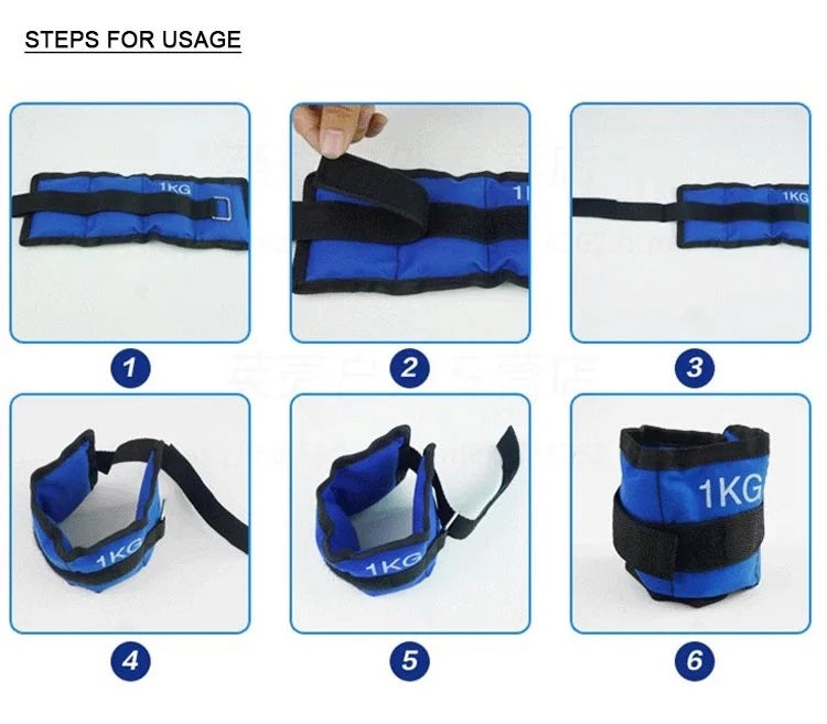 2 Kg+2 Kg Ankle Weight/ 4Kg pairs Ankle weight