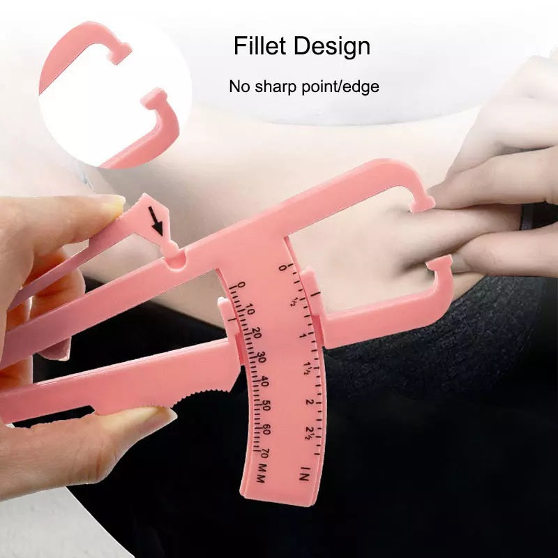 Body Fat Caliper for Body /Skinfold Calipers for Accurately Measuring BMI Skin Fold Fitness and Weight-Loss