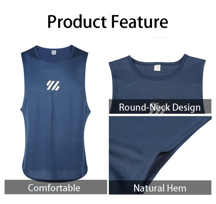 Quick Dry Men Singlet Sleeveless Gym Tank Top/ shirt