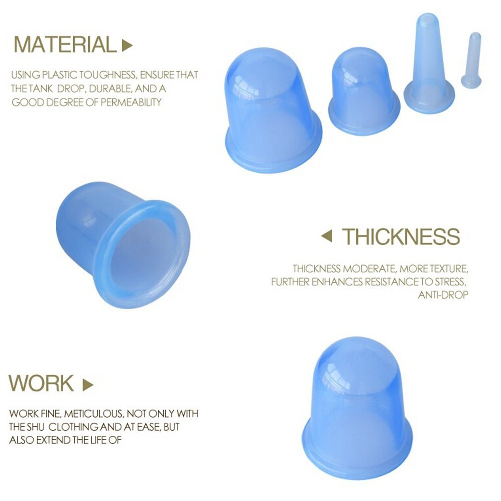 Anti Cellulite Vacuum Cups/Cupping Therapy Sets/Facial and Body Massage Cupping Set