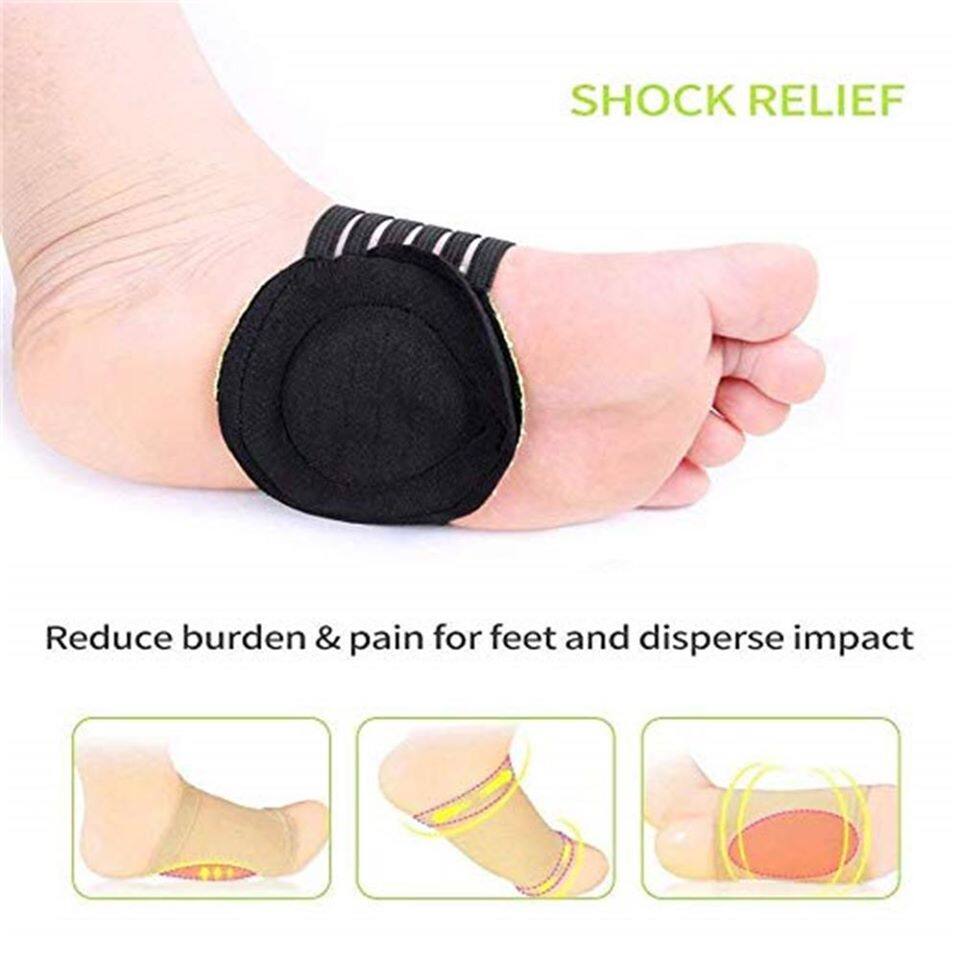 Cushioned Arch Supports /Orthopedic Shoe Cushion, Massager Sock Pads for Arch and Foot Support, Bunion Corrector Sandals