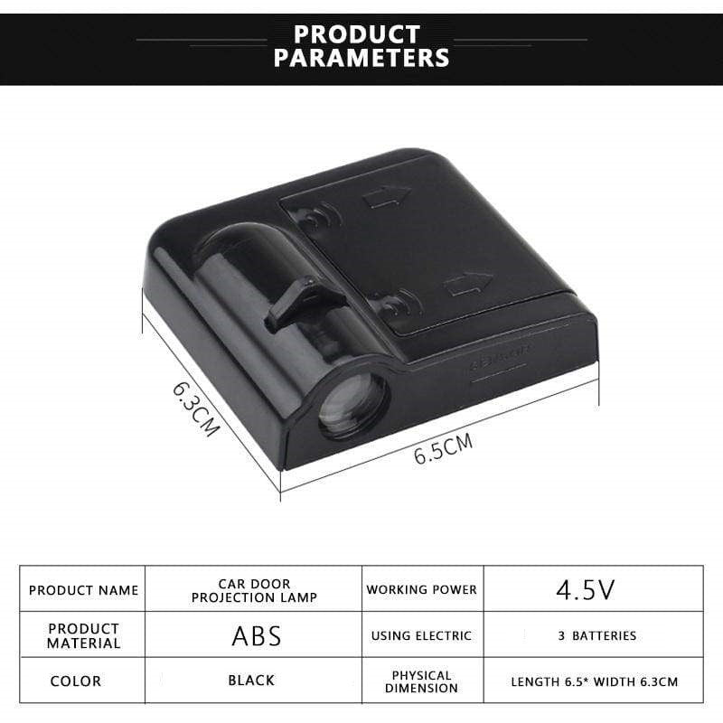 2pcs/set Car Door LED Projector