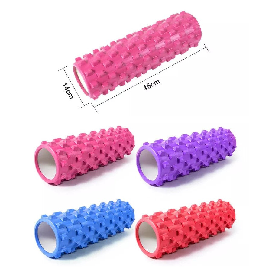 45cmx 14 cm Hollow Wolf Tooth Yoga Column / EVA Foam Roller