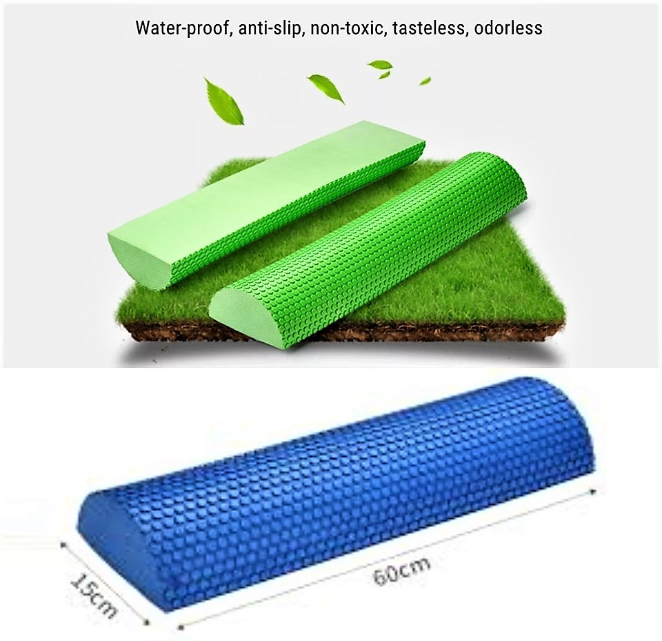 Half Foam Roller/Yoga Column/Massage Pole/ Balance Portable for Yoga/Pilates Fitness