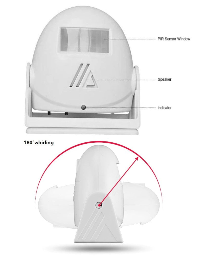 Infrared Motion Sensor Door Bell