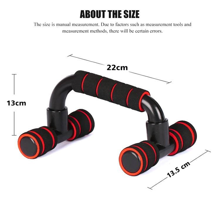 Inclined H-Shaped Push-Up Bar