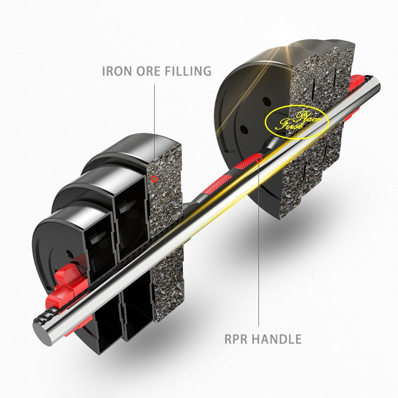30kg Adjustable Dumbbell/Barbell Weight Set