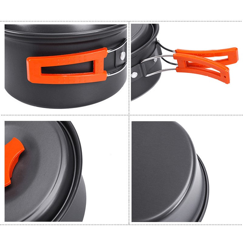 Camping Cookware Set for 1-2 person