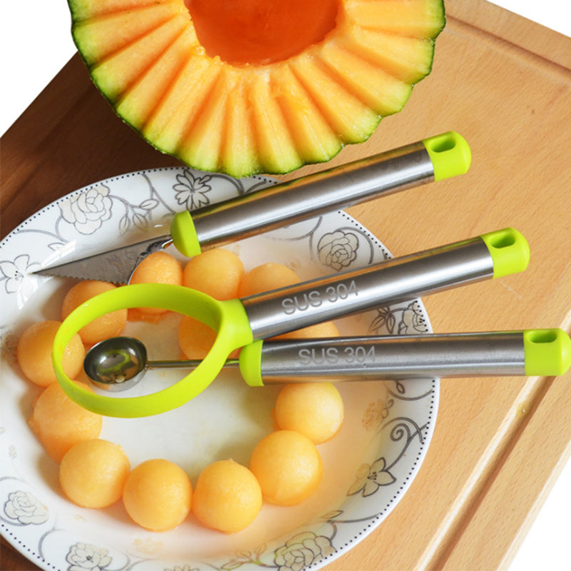 3 in 1 Fruit Scoop Tool Set