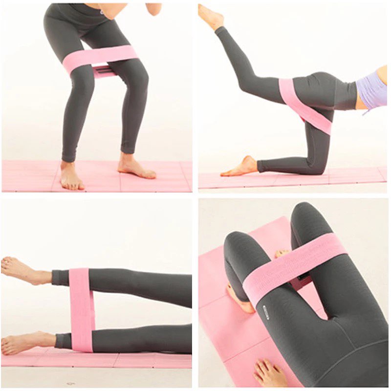 3pcs Hip Resistance Bands Set Style A (Same length, Different resistance value)
