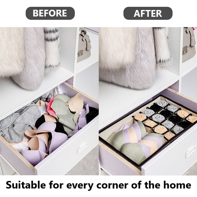 17 Grids Underwear Storage Box