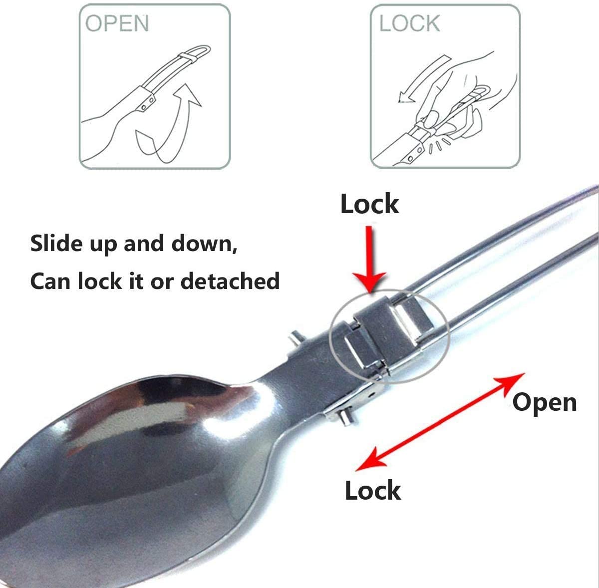 Picnic Outdoor Camping Tableware Set (Foldable 3 pieces set)