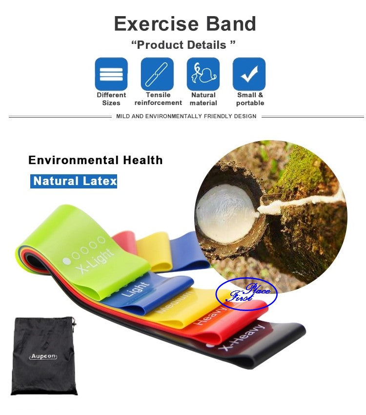5pcs Aupcon Mini Resistance Loop Band Set