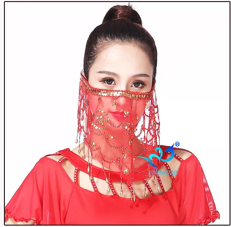 Belly Dance Face Veil