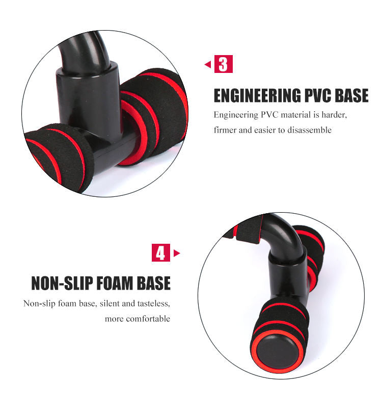 Inclined H-Shaped Push-Up Bar