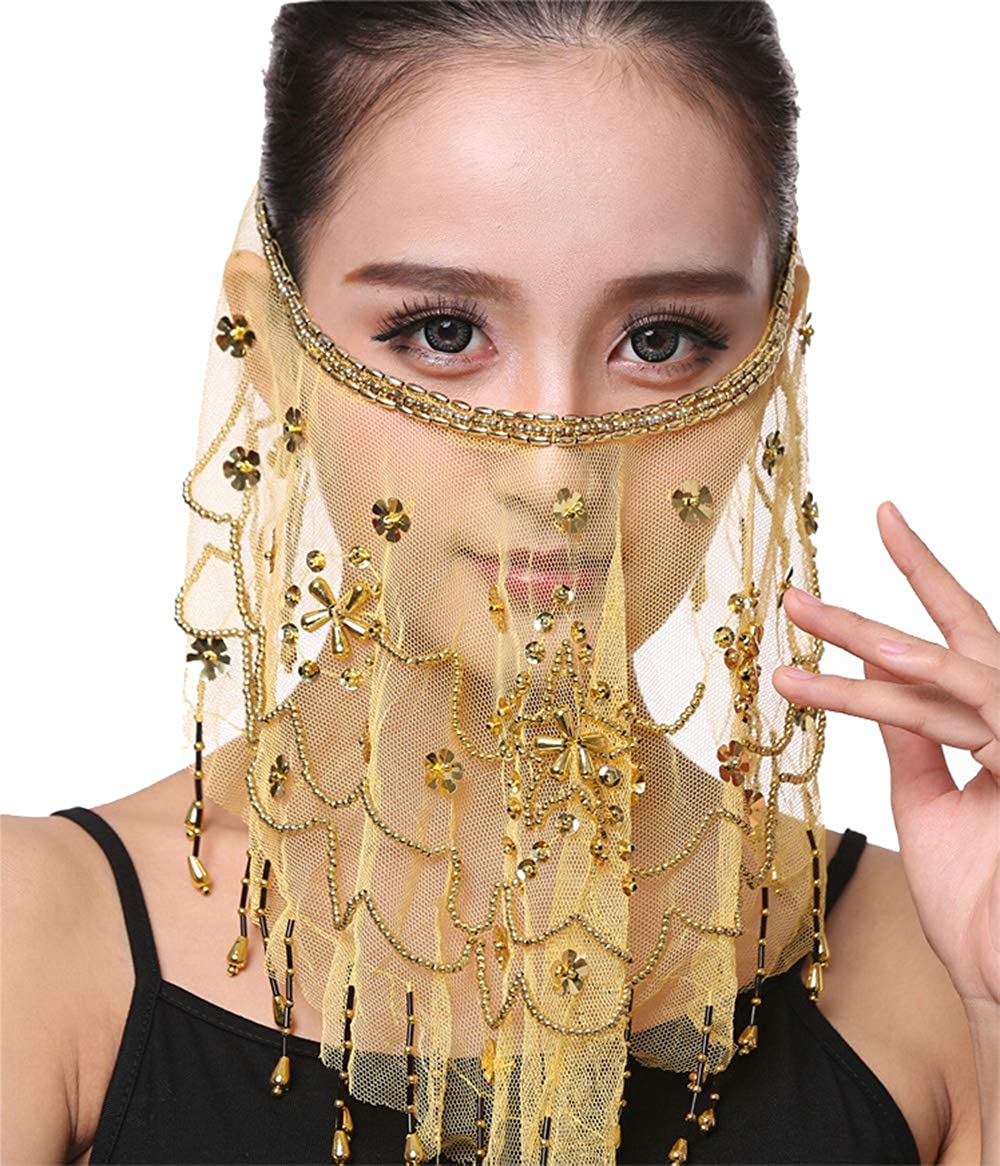 Belly Dance Face Veil