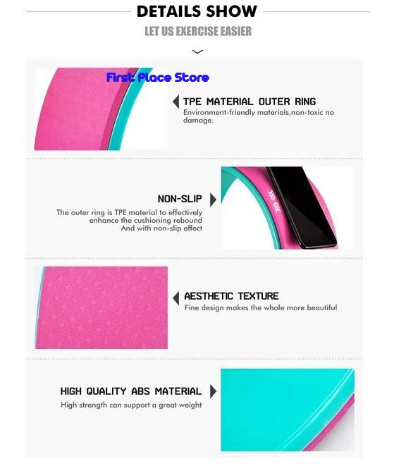 TPE Yoga Wheel/Pilates Wheel