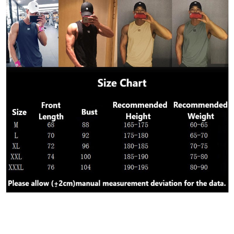 Quick Dry Men Singlet Sleeveless Gym Tank Top/ shirt