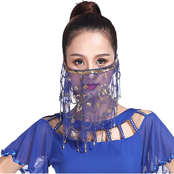 Belly Dance Face Veil
